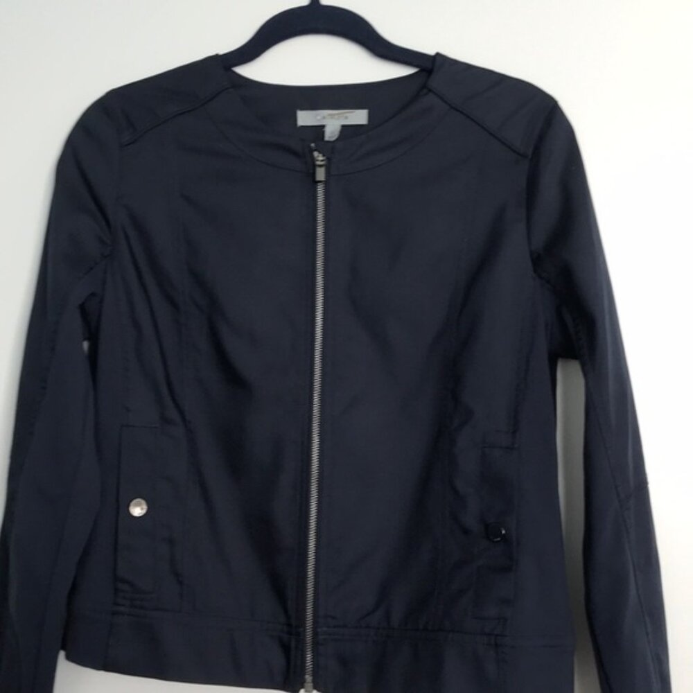 Athleta Left Bank Navy Full Zip Jacket - M - Picture 4 of 8